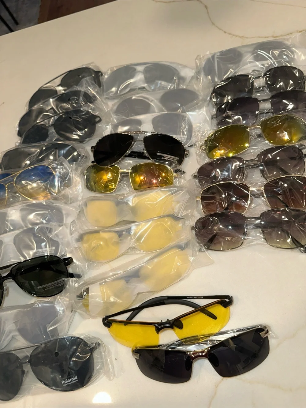 Mixed Assortment of Sunglasses with Yellow Lenses